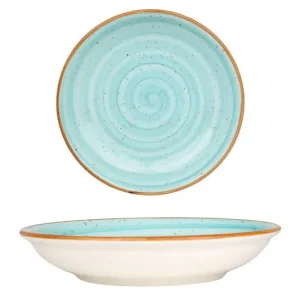 Beste Prijs Bonna Diepbord - Aqua - Porselein - 20 cm (500cc) - set van 6