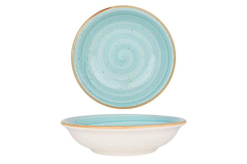 Bonna Diepbord - Aqua - Porselein - 15 cm (330cc) - set van 6 Hete Deal