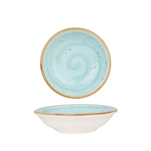 Bonna Diepbord - Aqua - Porselein - 9 cm (50cc) - set van 2 Premium