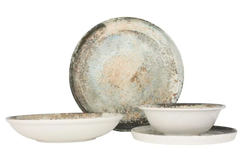 Koopje Rinart Serviesset (Medium) - Obvara - 24 delig - 6 Personen - Porselein