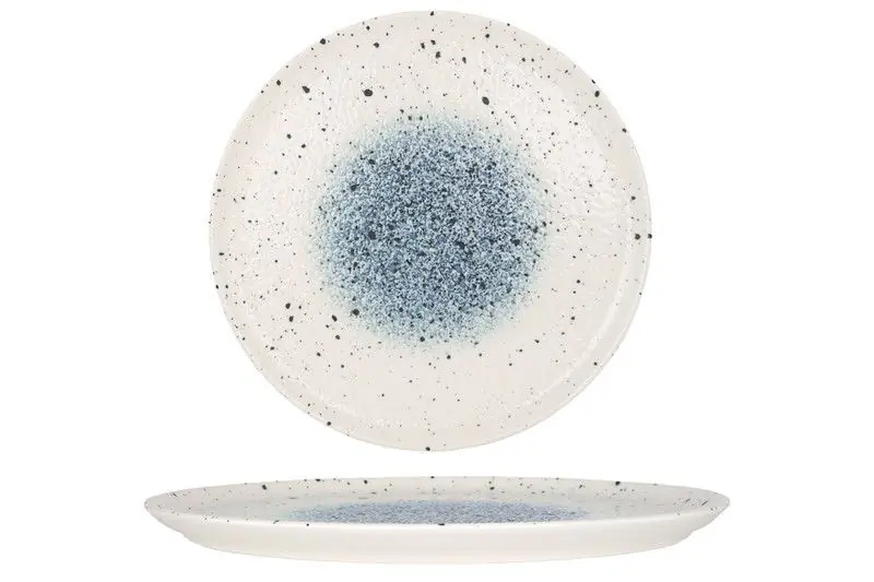 Rinart Pizzabord - Splash - Porselein - 32 cm - set van 2 Superprijs
