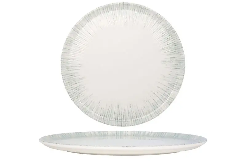 Bonna Pizzabord - Iris - Porselein - 32 cm - set van 2 Direct Verzonden