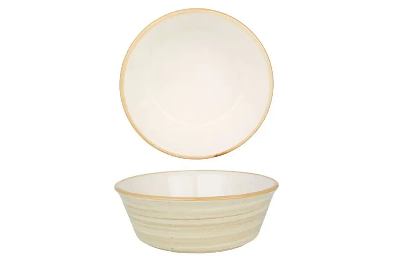 Bonna Kommetje - Aura Terrain - Porselein - 12 cm (350cc) - set van 6 Garantie Inbegrepen
