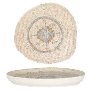 Rinart Dinerbord - Celest - Porselein - 26 cm - set van 6 Geld-Terug-Garantie