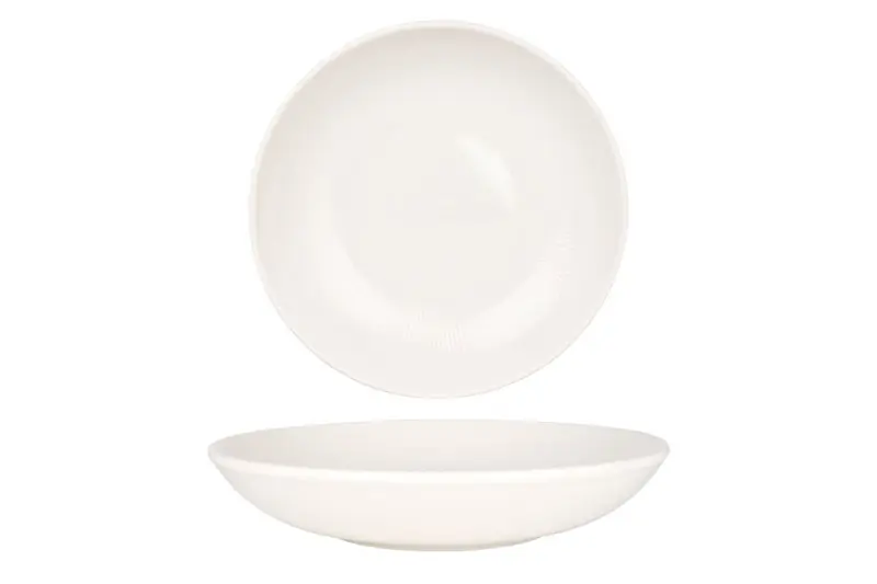 Bonna Diepbord - Iris White - Porselein - 23 cm (1000cc) - set van 6 Koop Online