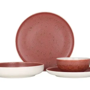 Flitsaanbieding Rinart Serviesset (Medium) - Rosa - 24 delig - 6 Personen - Porselein