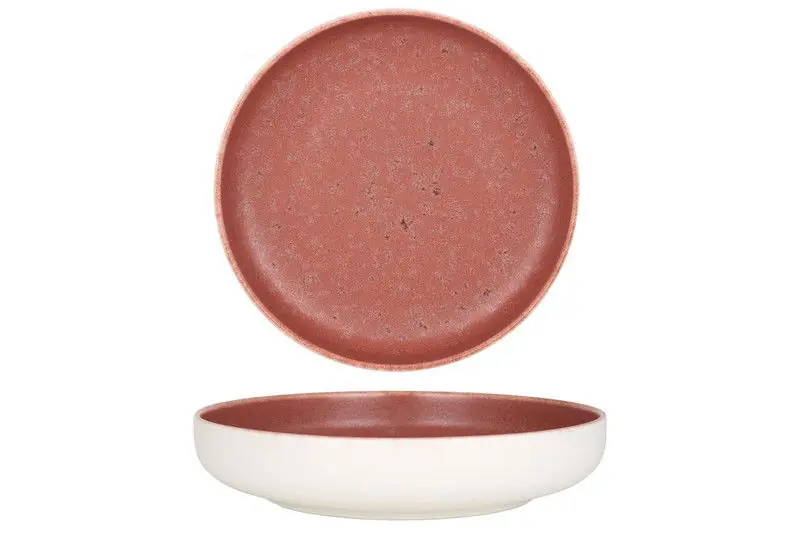 Gratis Verzending Rinart Diepbord - Rosa - Porselein - 20 cm (900cc) - set van 6