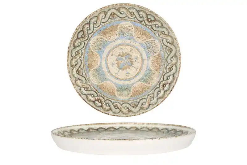 Rinart Dessertbord - Celest - Porselein - 24 cm - set van 6 Koopje