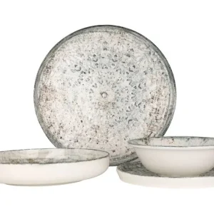 Rinart Serviesset - Fade - 24 delig - 6 Personen - Porselein Handgemaakt