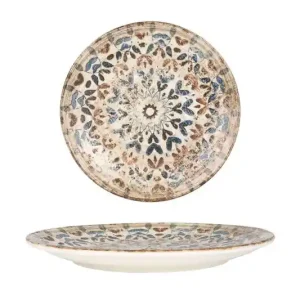Rinart Dessertbord - Aztec - Porselein - 23 cm - set van 6 Favoriet