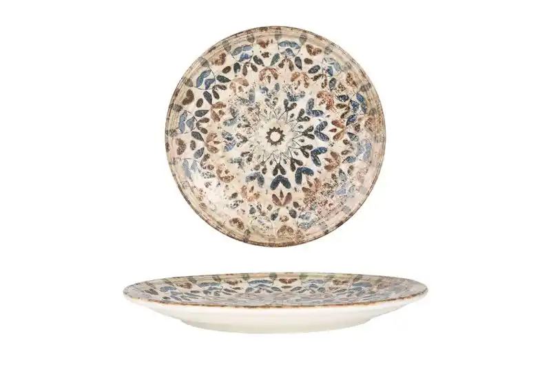 Rinart Dessertbord - Aztec - Porselein - 23 cm - set van 6 Favoriet