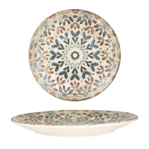 Rinart Dessertbord - Aztec - Porselein - 21 cm - set van 6 Origineel