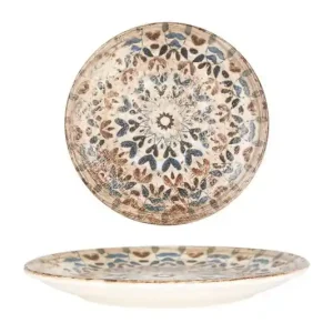 Rinart Dessertbord - Aztec - Porselein - 19 cm - set van 6 Laatste Versie