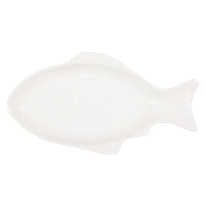 Voordeelprijs Clayre & Eef Kom Vis 125 ml Wit Keramiek