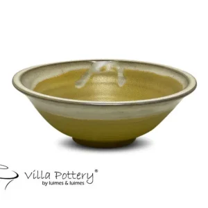 Garantie Inbegrepen Villa Pottery Gele schaal Cote D'Azur - 24x9