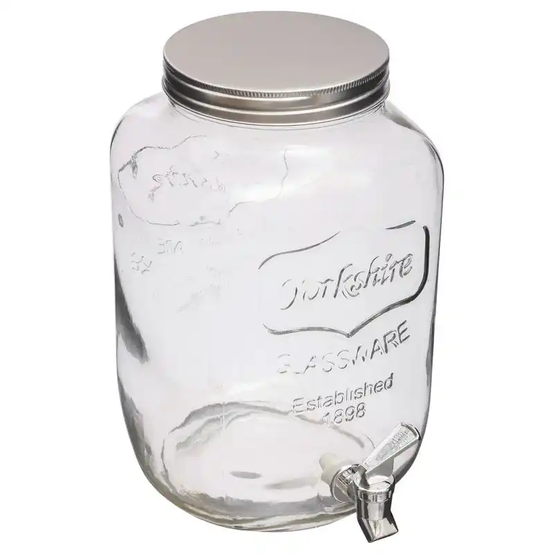 Must-Have Glazen Sapkan York met tapkraan - 8 liter - Drankkan met kraantje