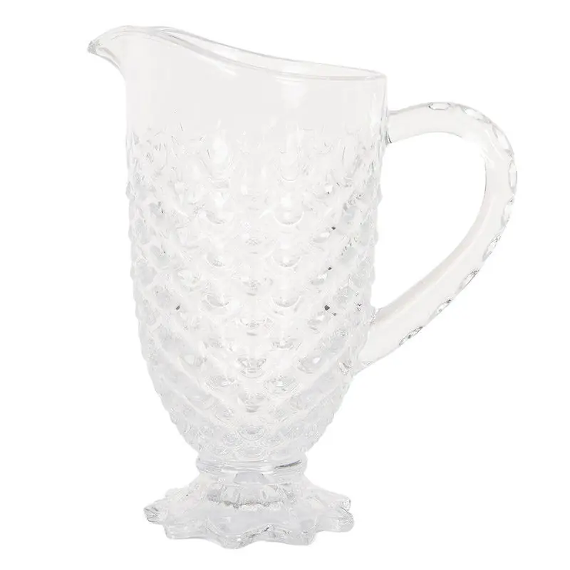 Aanbieding Clayre & Eef Decoratie Schenkkan 1100 ml Transparant Glas
