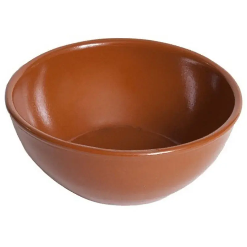Kommetje/schaaltje - 1x - Spaans terracotta - 15 x 6 cm - Kommetjes Must-Have