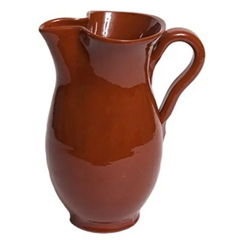 Merkproduct Sangria/limonade schenkkan karaf - Terracotta - 2000 ml - keramiek - Schenkkannen