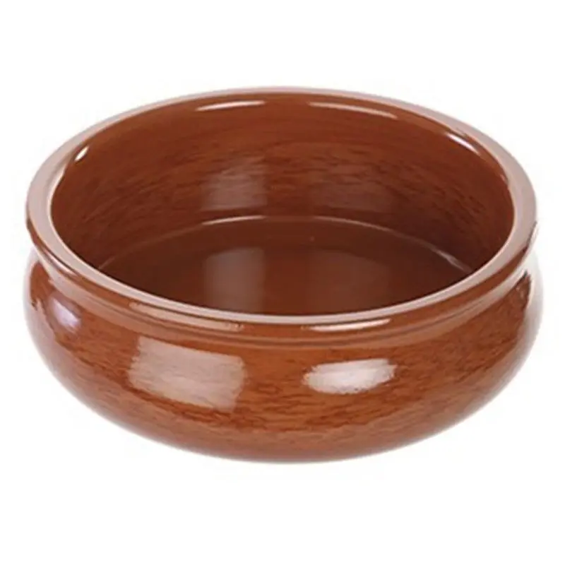 Tapas serveer/ovenschaal - rond - Spaans terracotta - D18 x H6.5 cm - Snack en tapasschalen Meest Verkocht