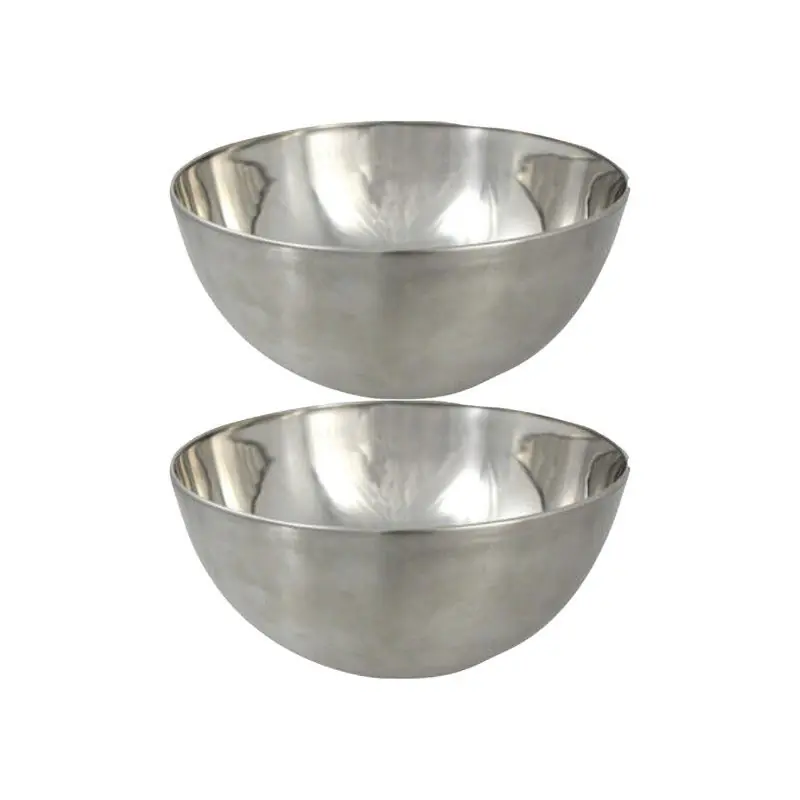 Svenska Living Kommetjes - 2x - schaaltjes - mat - RVS - 13x7cm - Serveerschalen Gecertificeerd