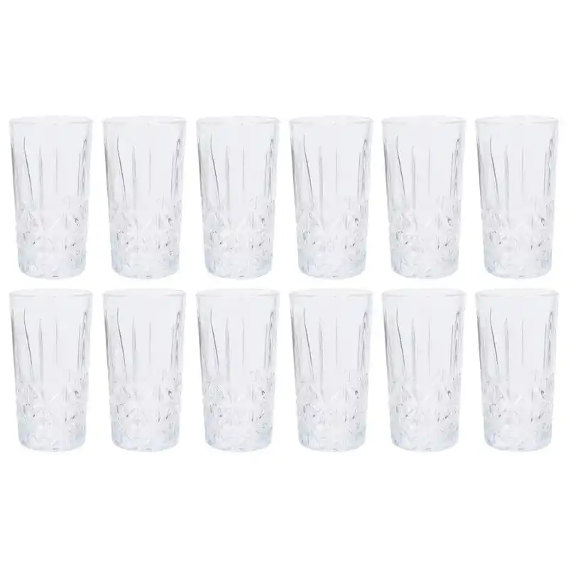 Populair Atmos Fera Longdrinkglazen - 12x stuks - 300 ml - sap/water/drinkglazen - Longdrinkglazen