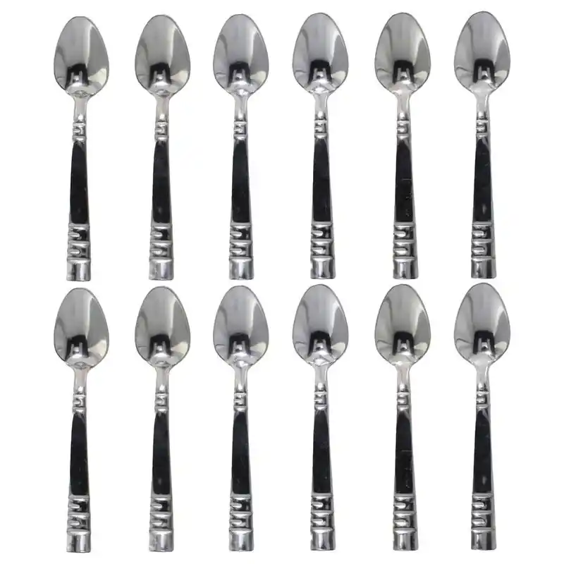 Garantie Inbegrepen Gerimport Koffielepels/theelepels - 18x - RVS - 12 cm - Theelepels