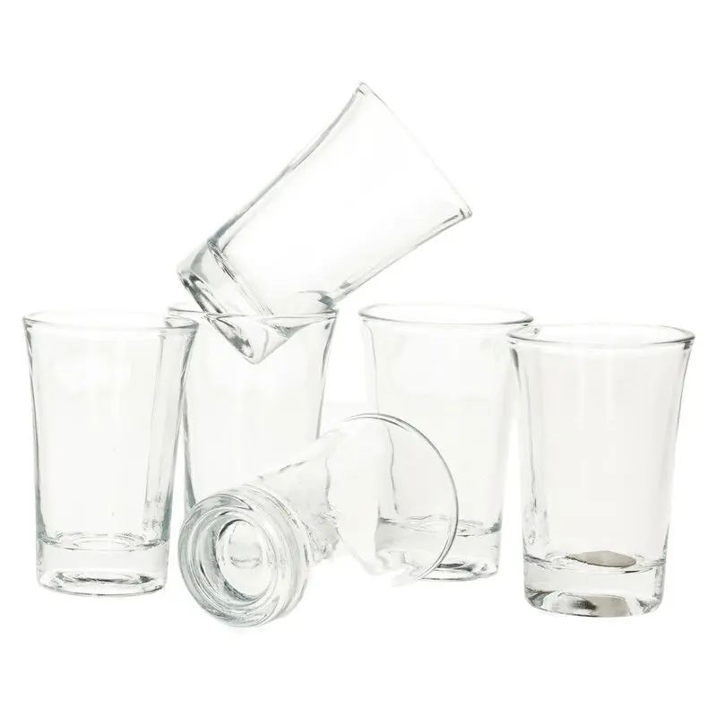 Shotglaasjes/likeur glaasjes - 6x st - glas - 40 ml - borrelglazen - Shotglazen Tijdelijk Beschikbaar