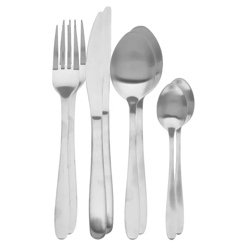 Excellent Houseware Bestekset Tableware Collection - 48-delig - zilver - RVS - 12 personen - Besteksets Meest Verkocht